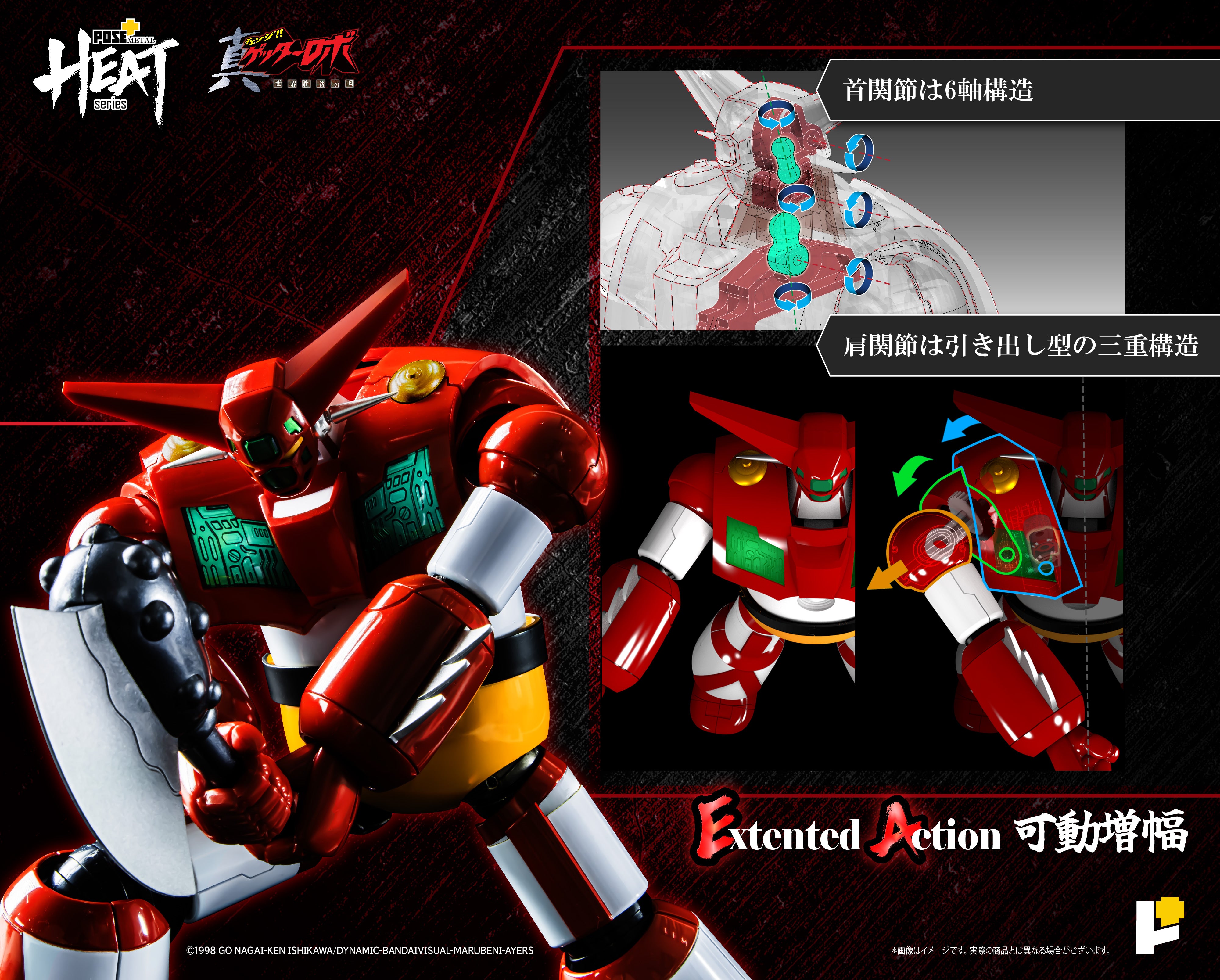 METAL HEAT series Getter1  Getter Robo Armageddon ver.