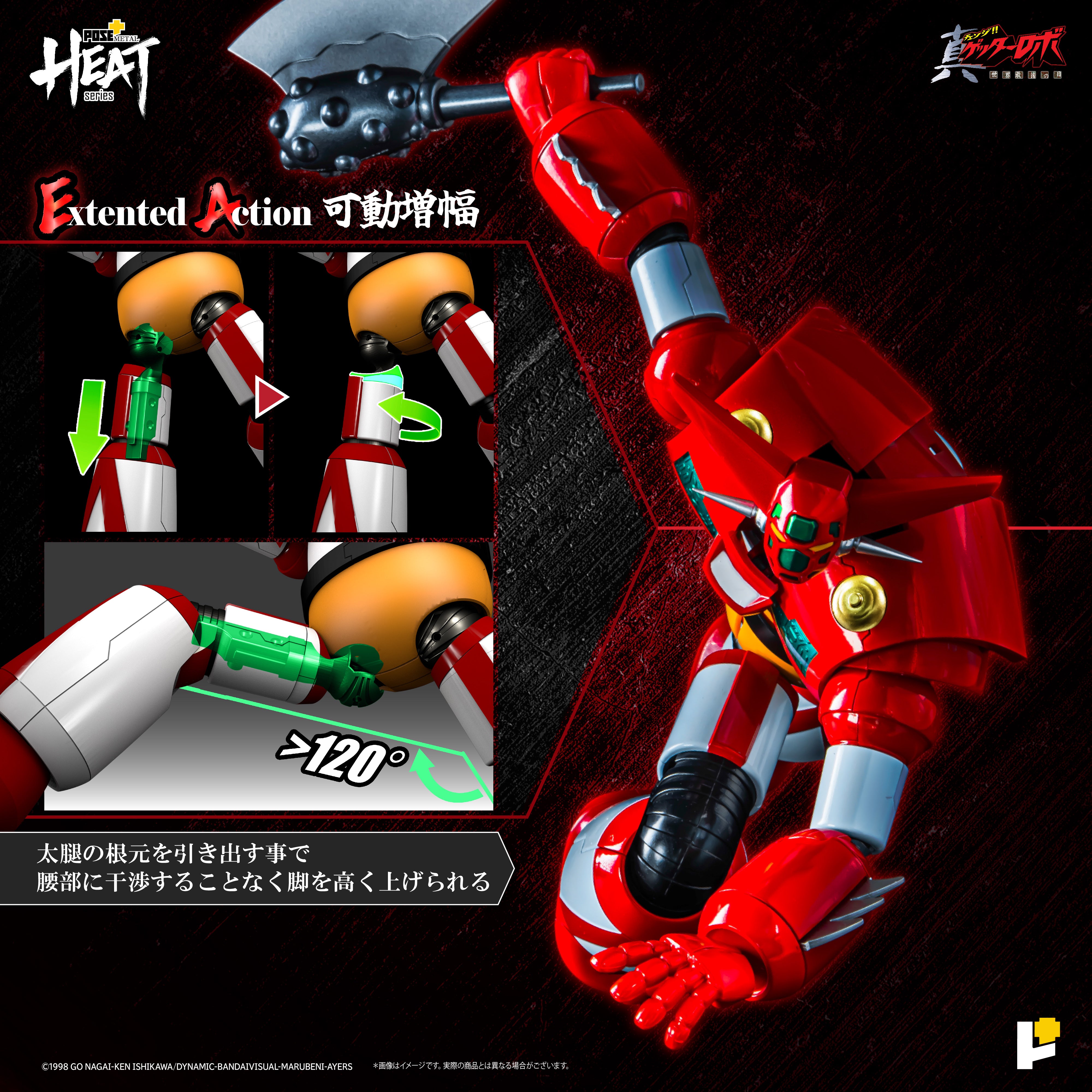 METAL HEAT series Getter1  Getter Robo Armageddon ver.