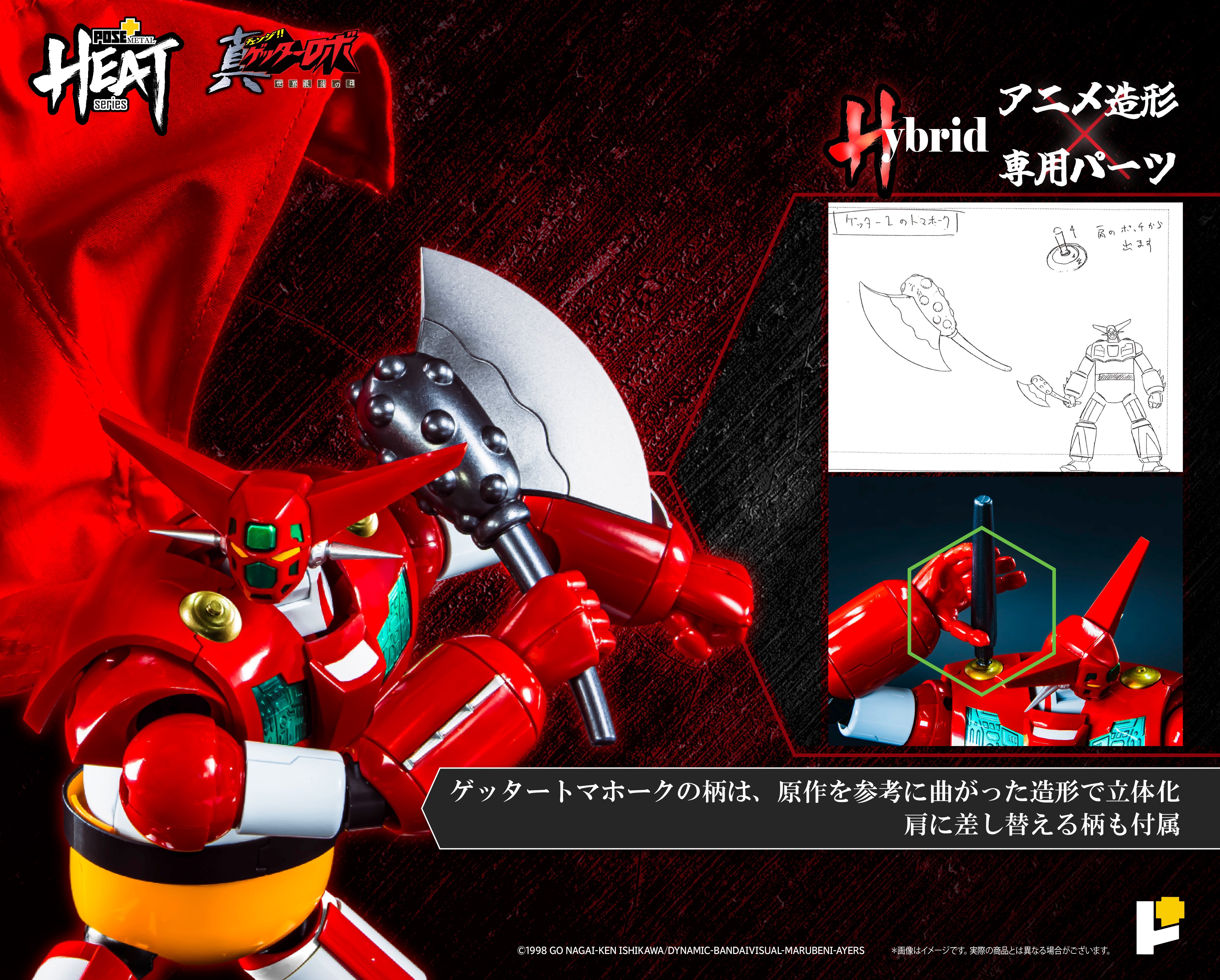 METAL HEAT series Getter1  Getter Robo Armageddon ver.