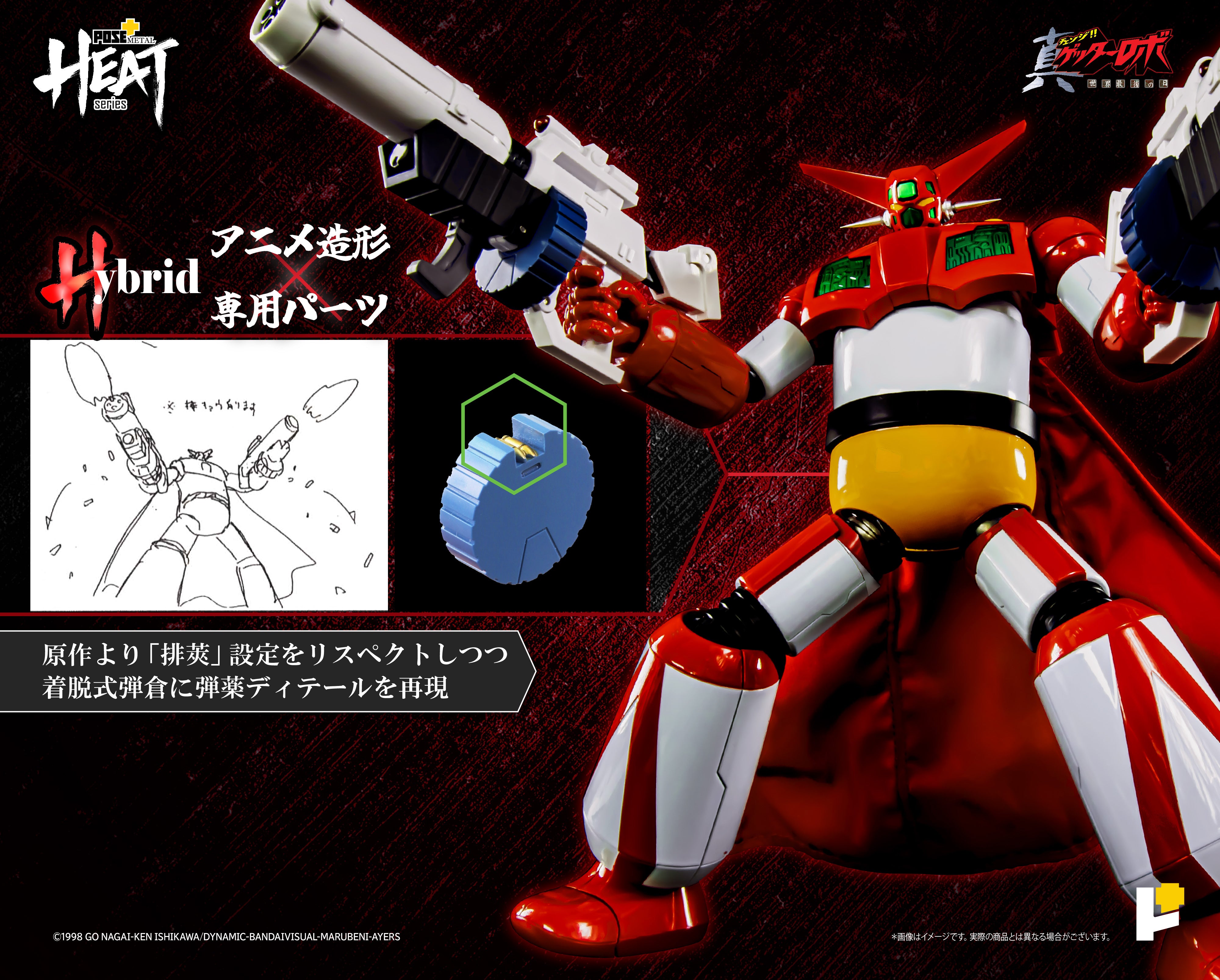 METAL HEAT series Getter1  Getter Robo Armageddon ver.